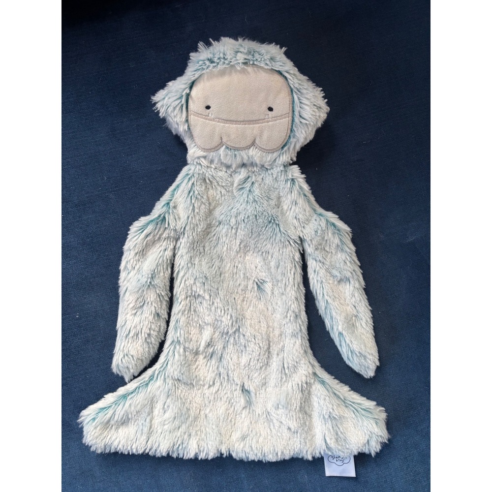 Slumberkins Yeti Plush Blue Lovey Security Blanket Stuffed Animal Toy